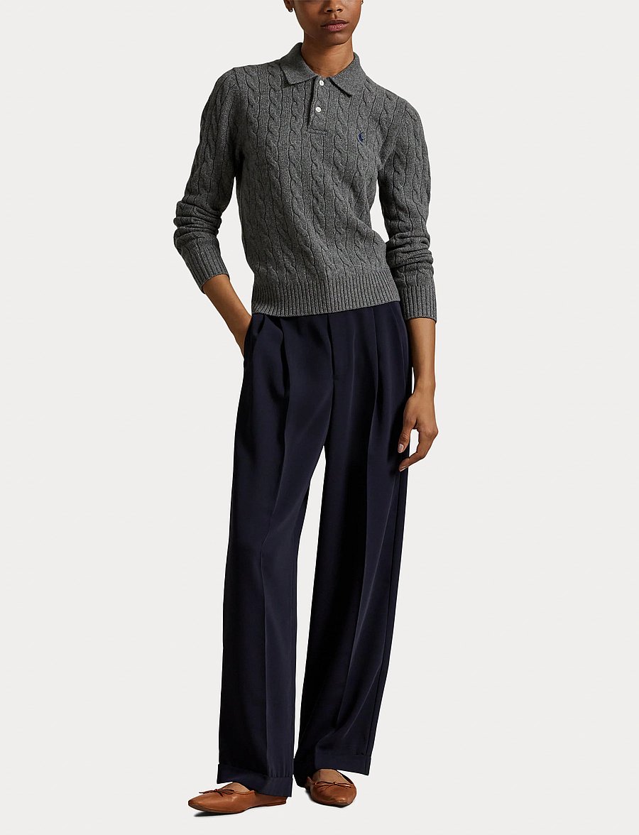 Polo Ralph Lauren - 2/15 80-20 W/CS RWS-SWEATER-PULLOVE - flannel grey heat - 4