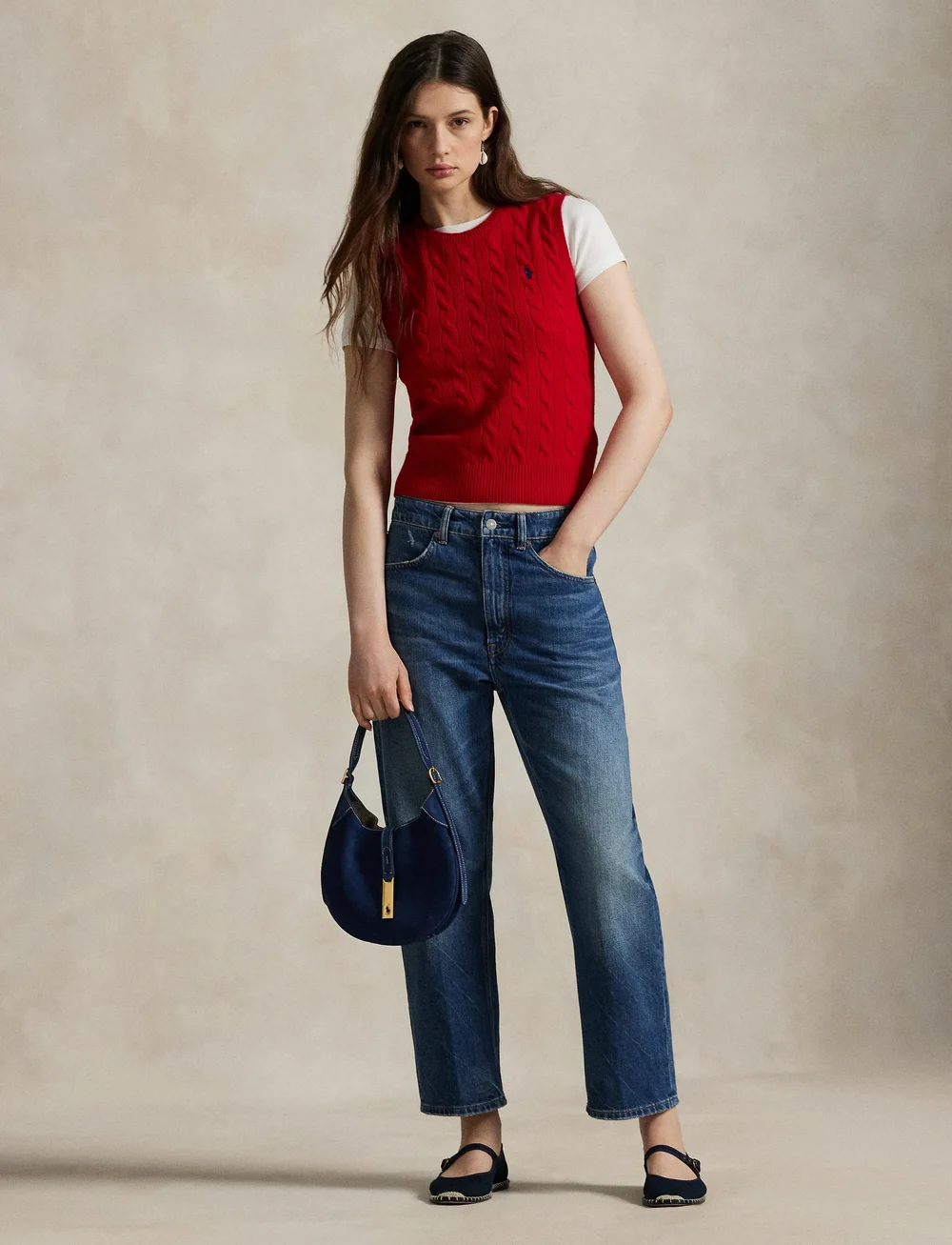 Polo Ralph Lauren - 2/15 80-20 W/CS RWS-SWEATER-PULLOVE - gestrickte westen - rl2000 red - 0