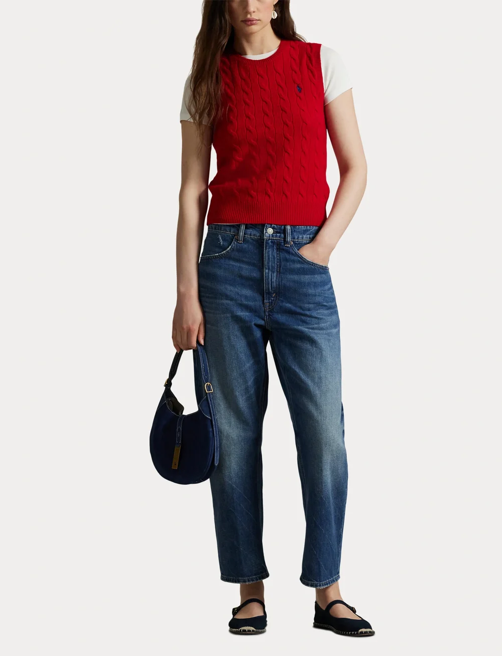 Polo Ralph Lauren - 2/15 80-20 W/CS RWS-SWEATER-PULLOVE - gestrickte westen - rl2000 red - 4