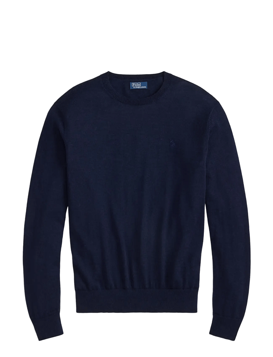 Polo Ralph Lauren - Wool Crewneck Sweater - tröjor - hunter navy - 1
