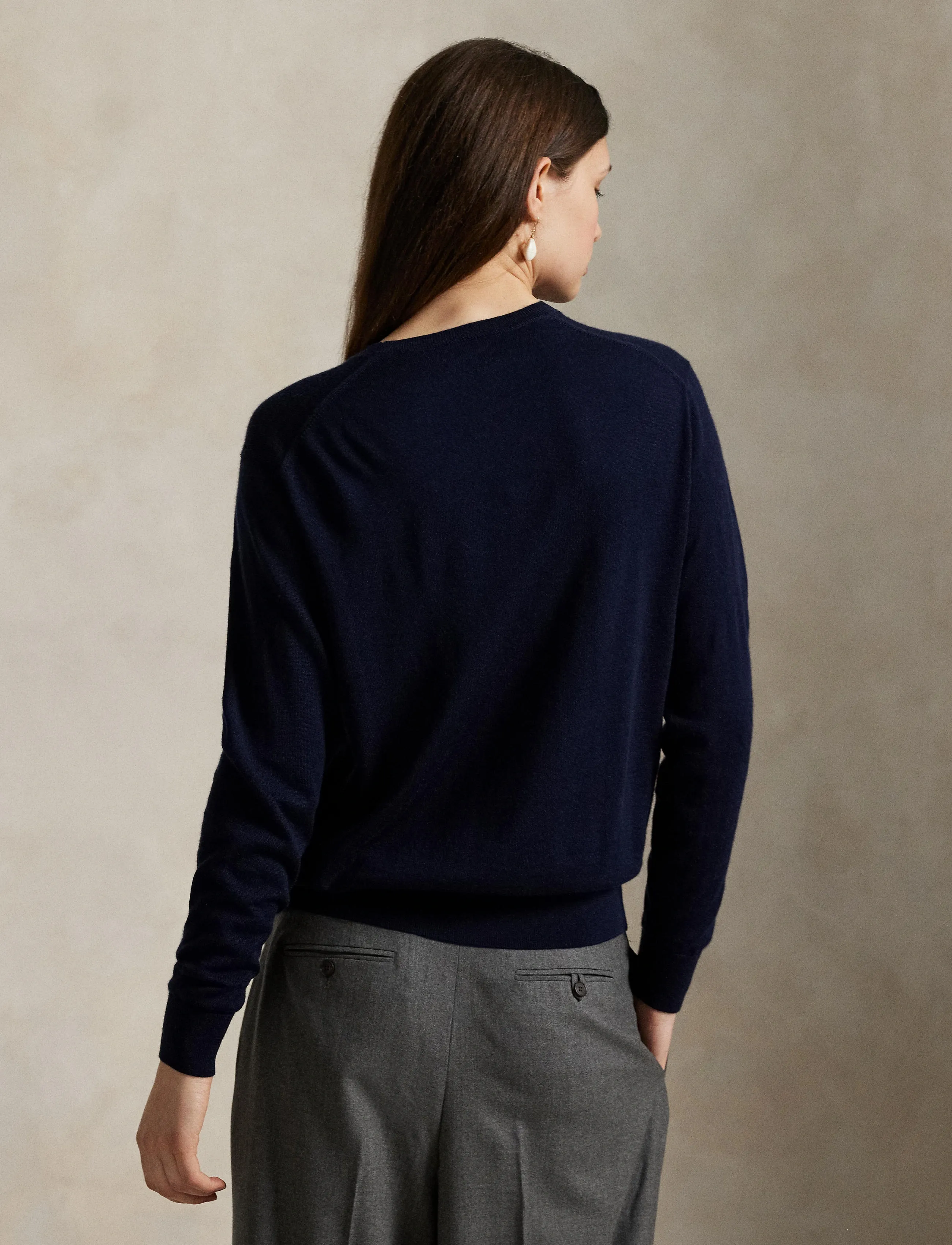Polo Ralph Lauren - Wool Crewneck Sweater - hunter navy - 2