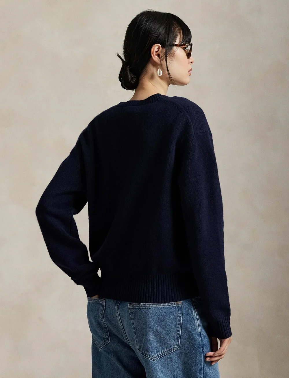 Polo Ralph Lauren - Polo Bear Wool-Cashmere-Blend Sweater - sviitrid - hunter navy - 2