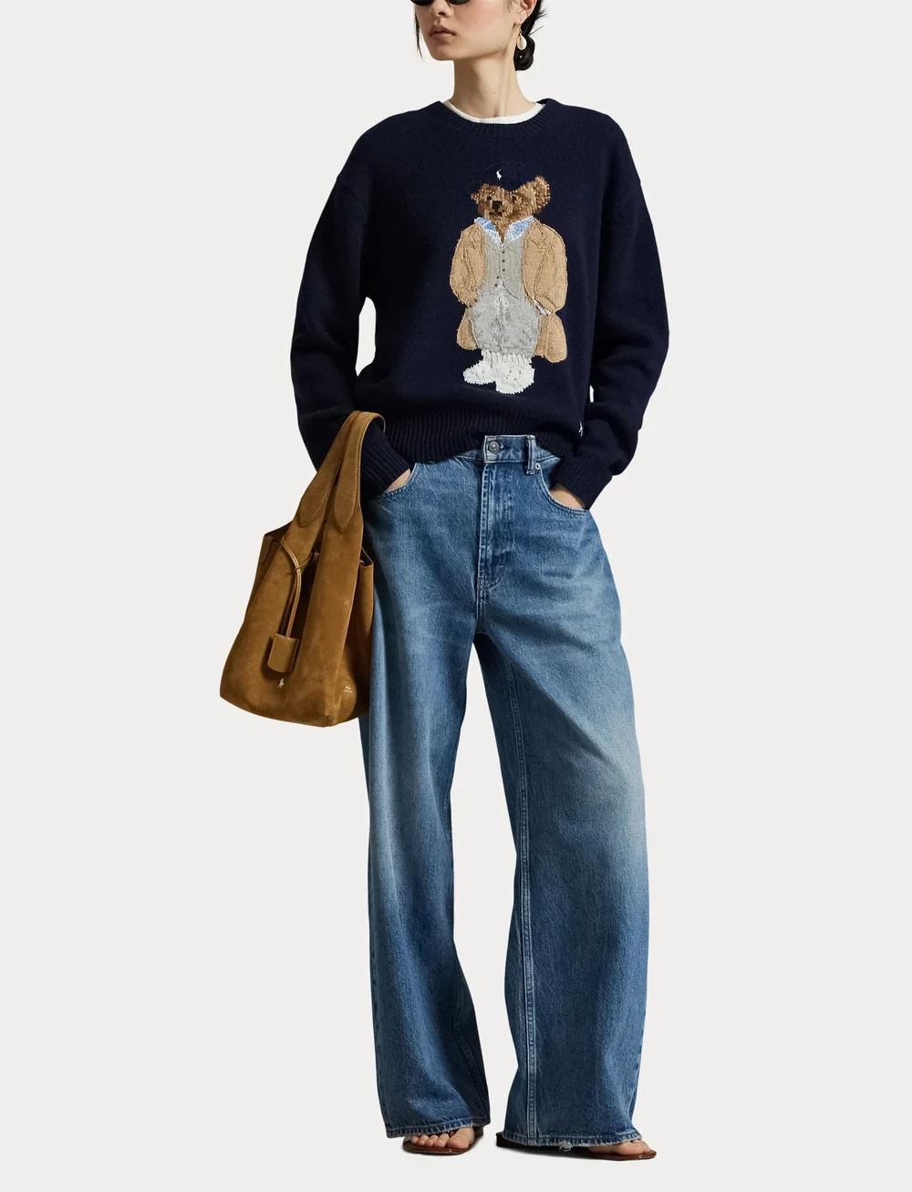 Polo Ralph Lauren - Polo Bear Wool-Cashmere-Blend Sweater - sviitrid - hunter navy - 4