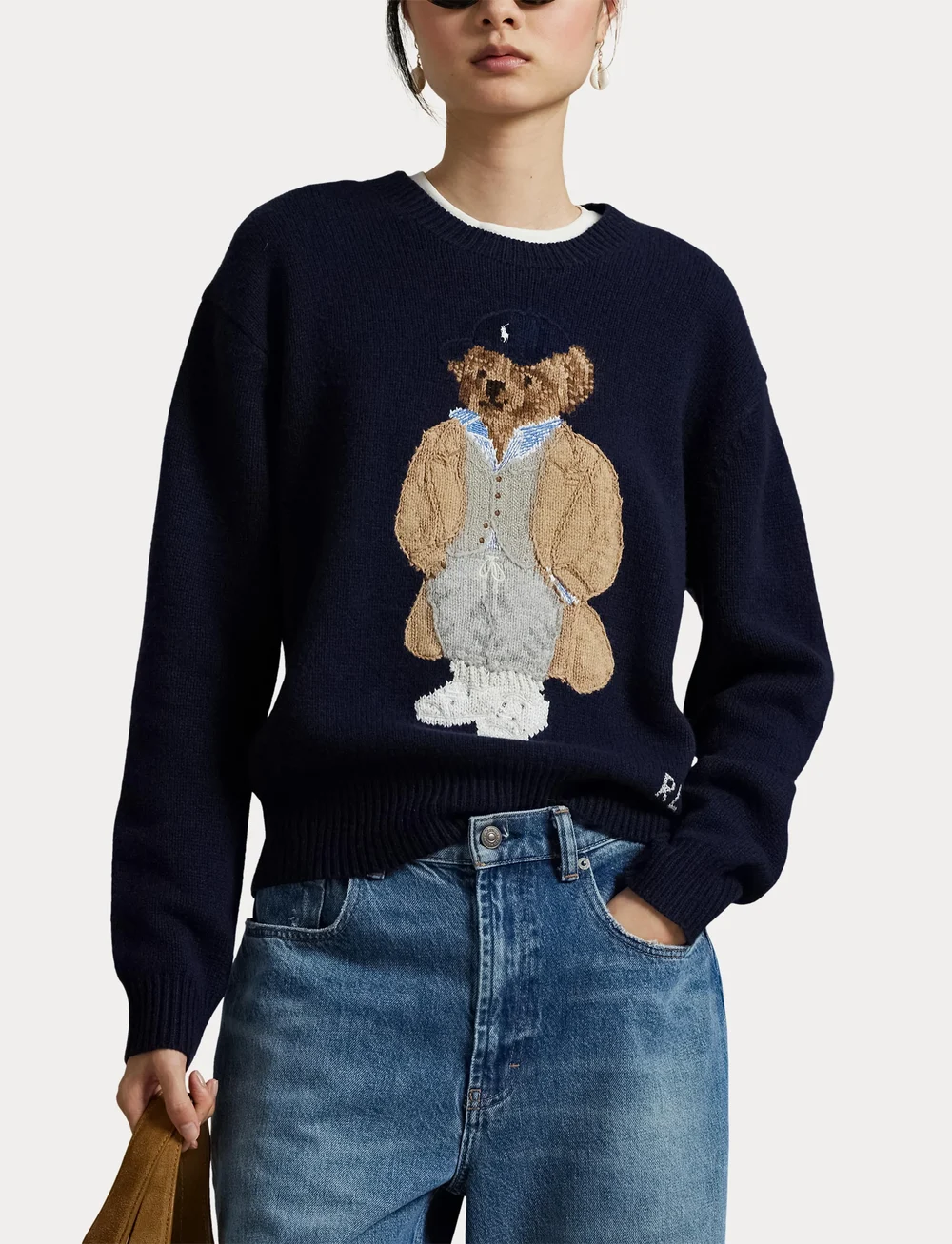 Polo Ralph Lauren - Polo Bear Wool-Cashmere-Blend Sweater - sviitrid - hunter navy - 5