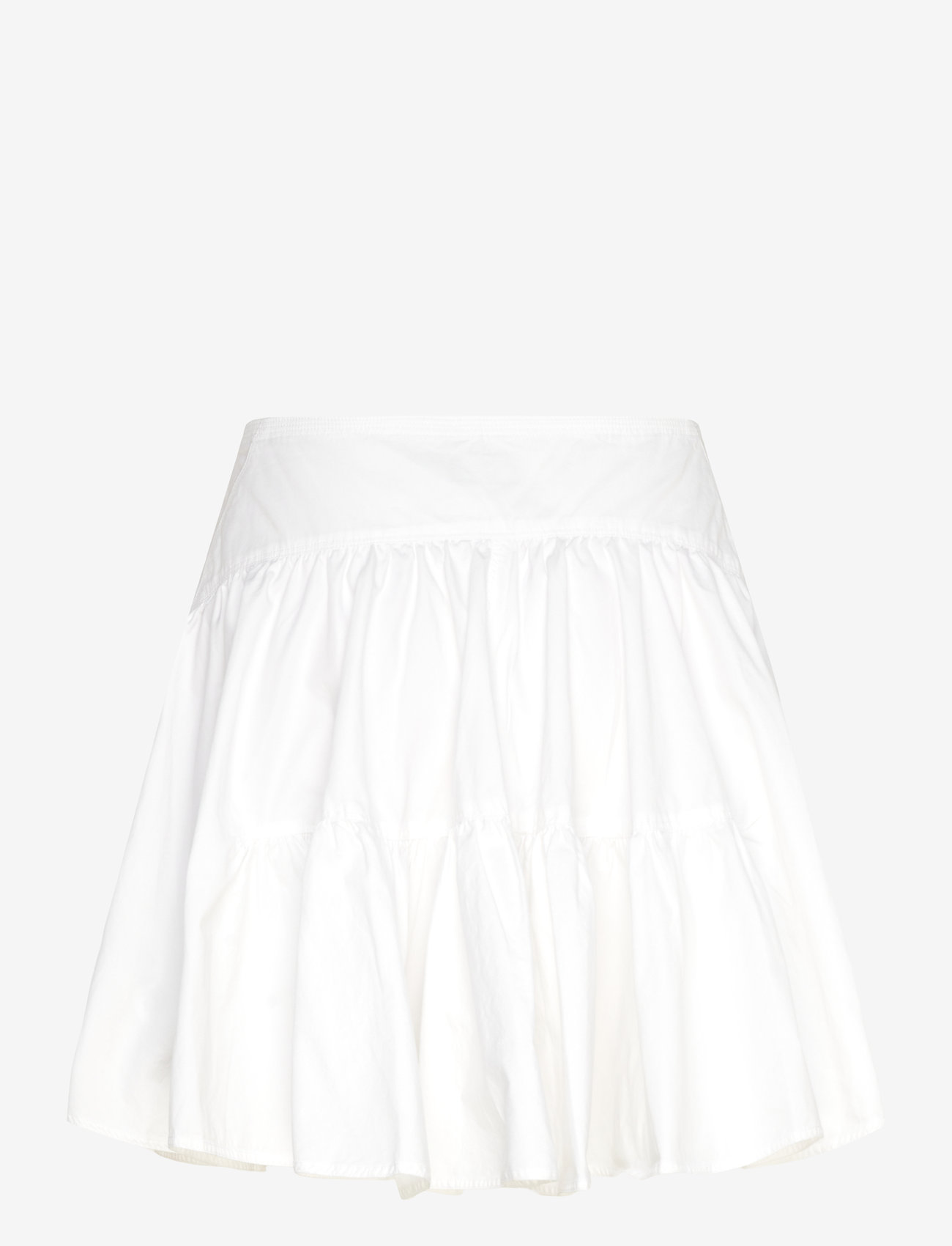 Polo Ralph Lauren - Button-Front Paneled Cotton Skirt - faltenröcke - white - 1