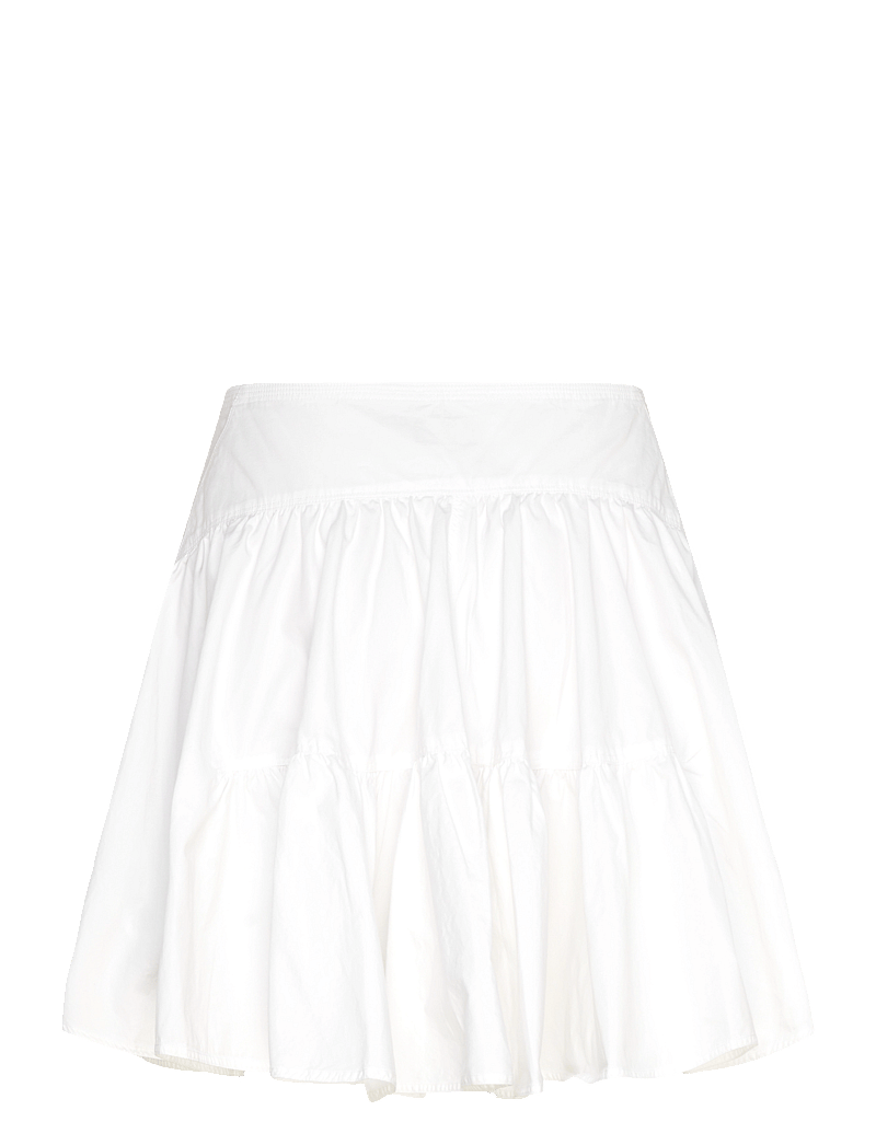 Polo Ralph Lauren - Button-Front Paneled Cotton Skirt - faltenröcke - white - 1