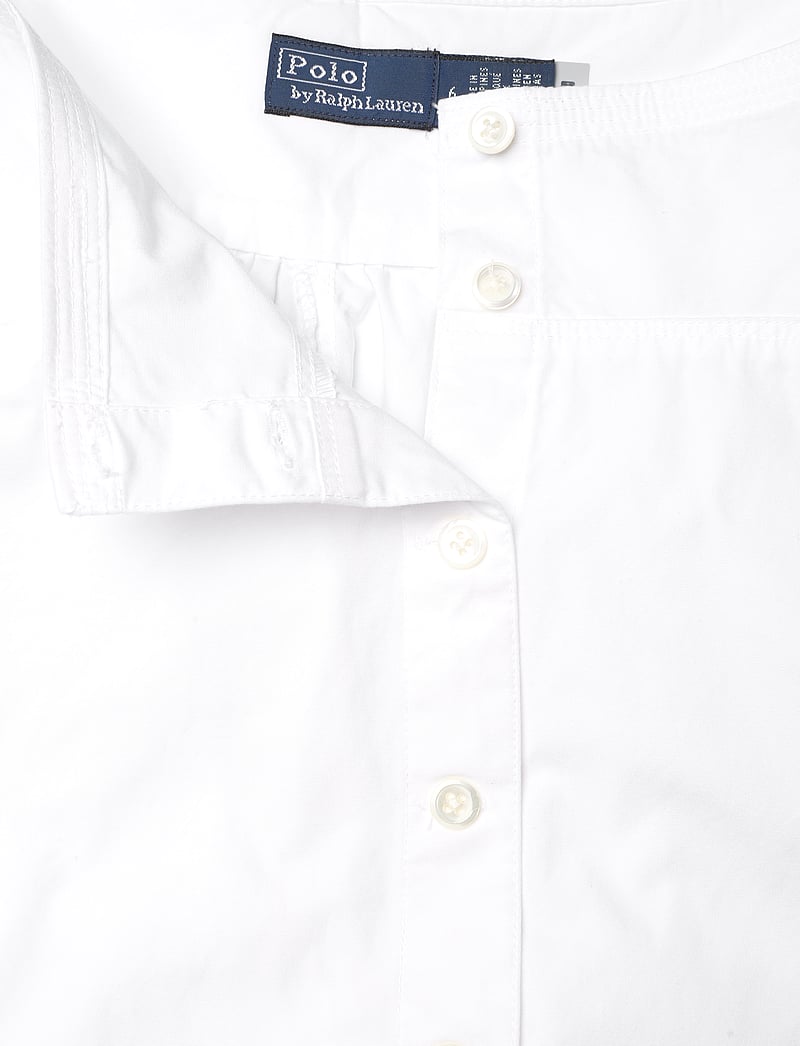 Polo Ralph Lauren - Button-Front Paneled Cotton Skirt - faltenröcke - white - 2