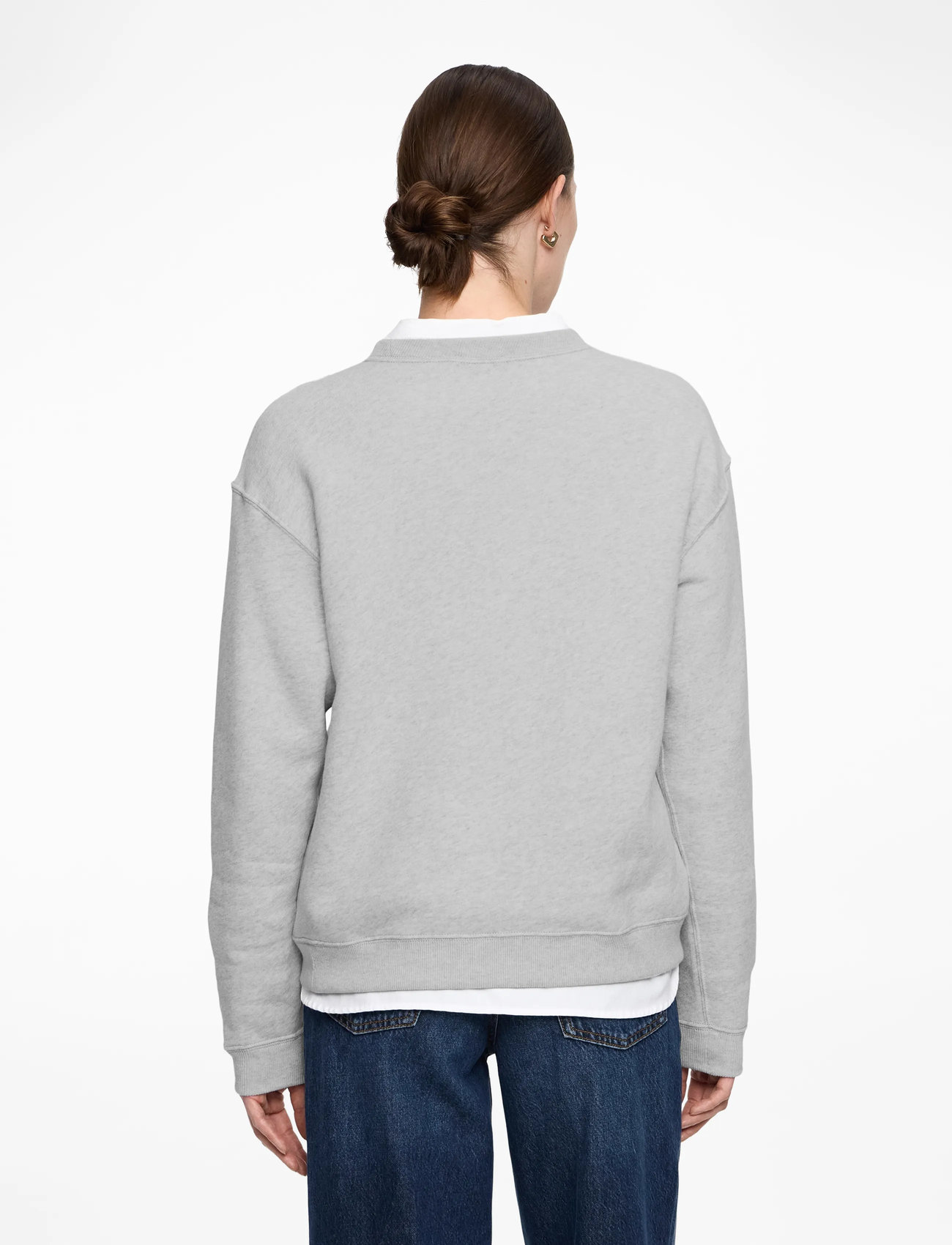 Polo Ralph Lauren - Polo Bear Fleece Crewneck - sweatshirts - light smoke heath - 4