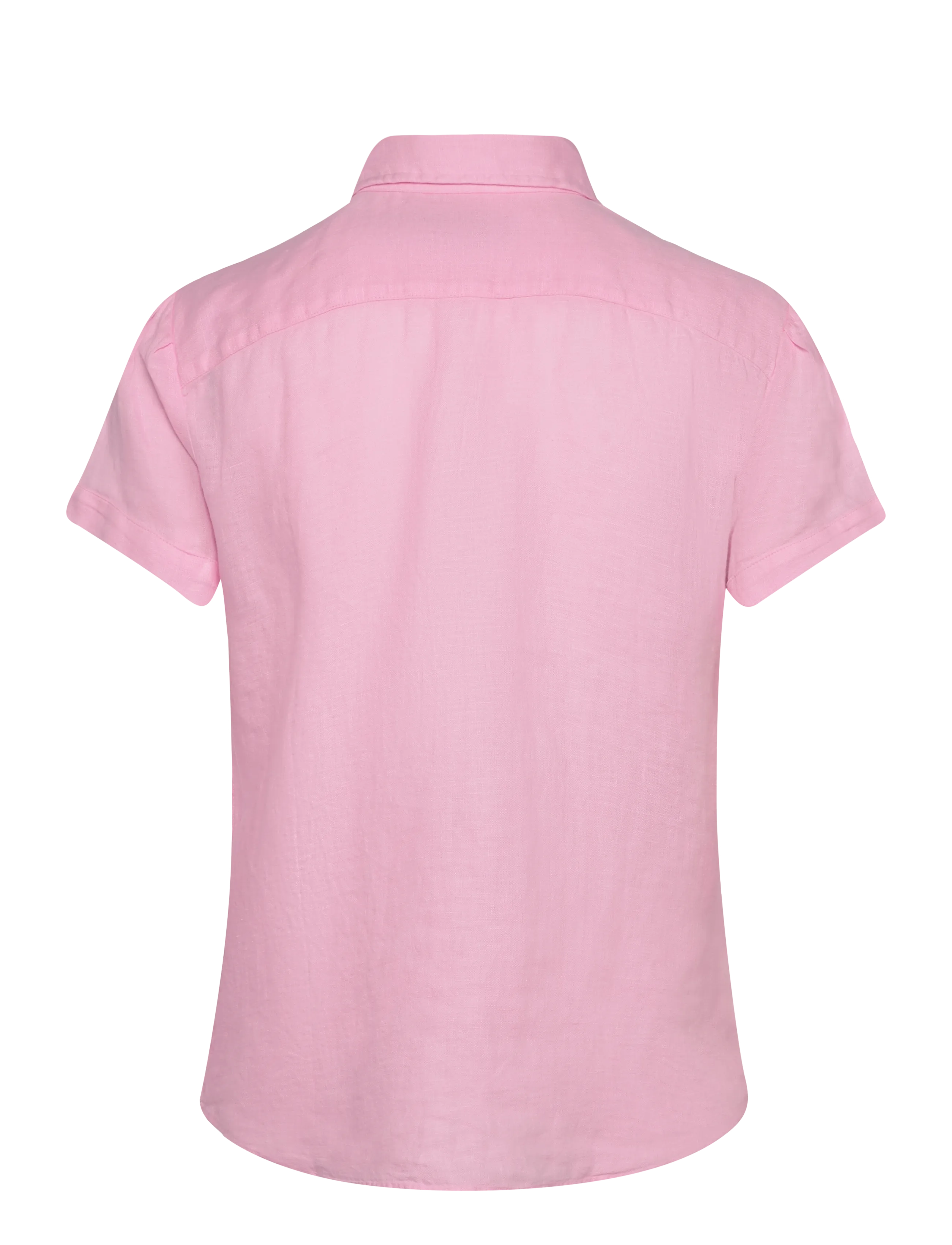 Polo Ralph Lauren - Linen Short-Sleeve Shirt - denimskjorter - carmel pink - 1