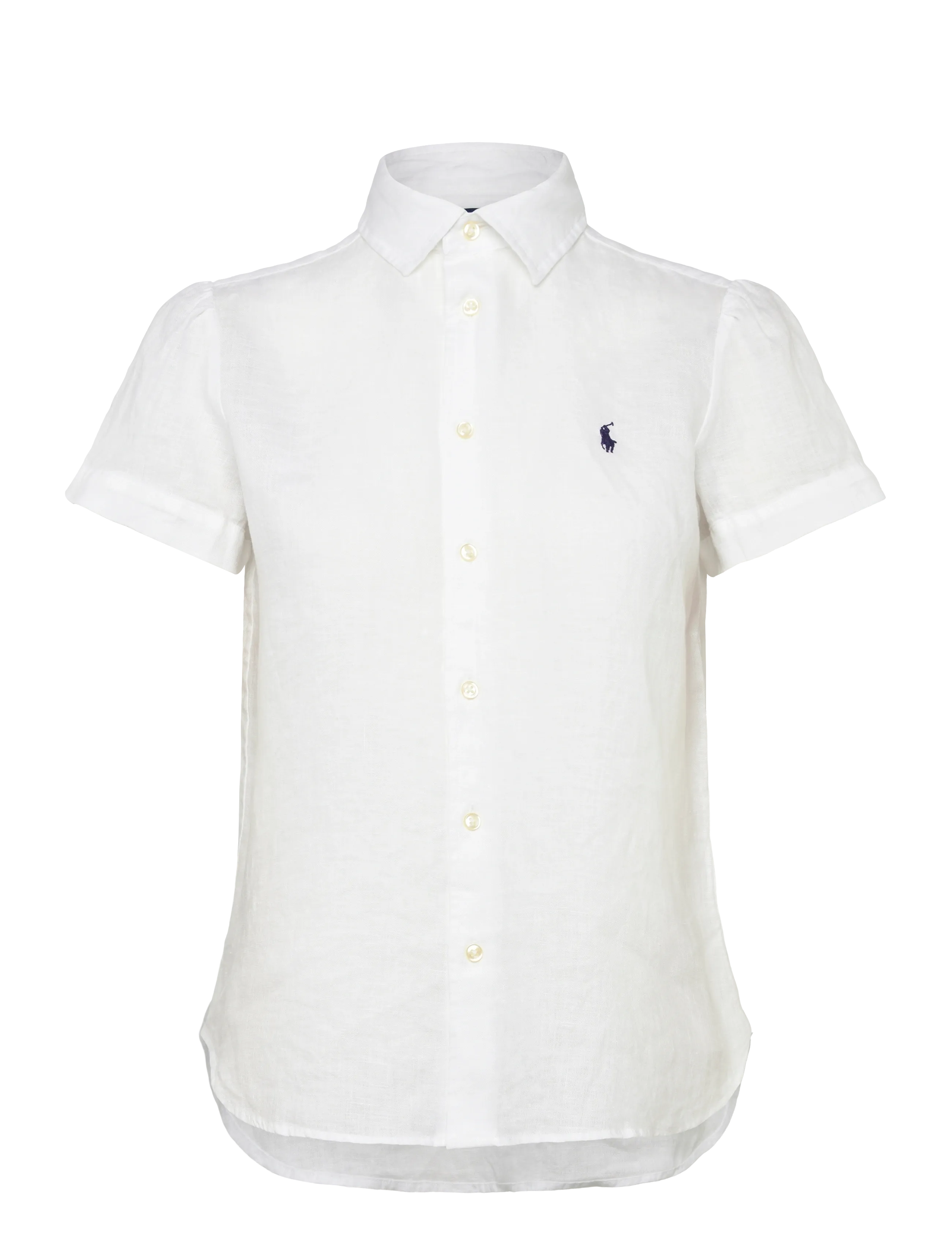 POLO RALPH LAUREN 17/1 Pd Linen-Wvn-Shirt Weiß - XS - Damen