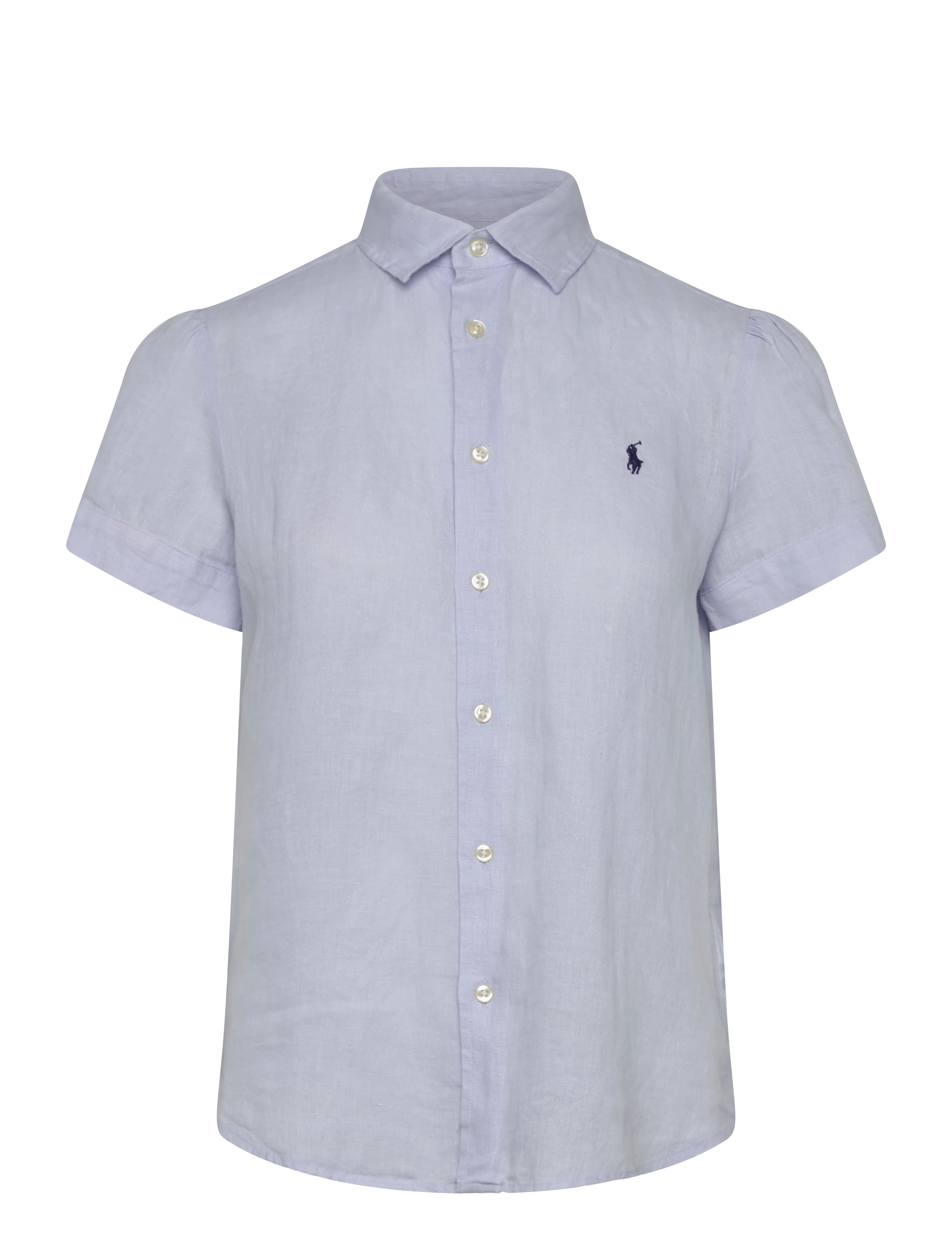 Polo Ralph Lauren Linen Short-Sleeve Shirt - Clothing - OXFORD BLUE / blue