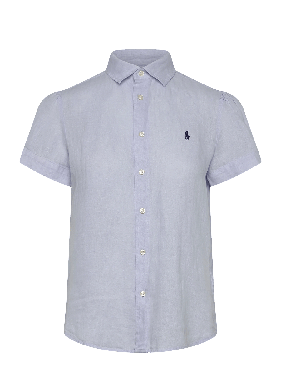 Polo Ralph Lauren - Linen Short-Sleeve Shirt - jeanshemden - oxford blue - 0