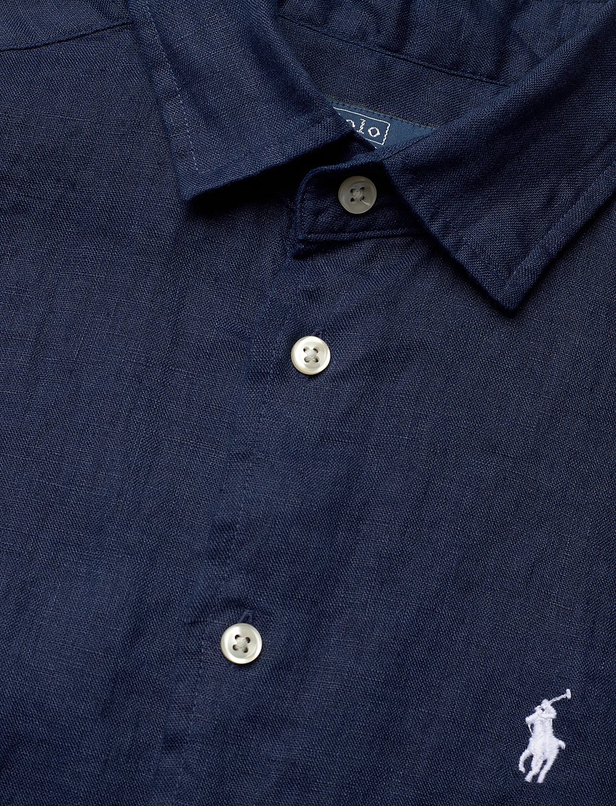 Polo Ralph Lauren - Linen Short-Sleeve Shirt - chemises en jeans - tidal navy - 2