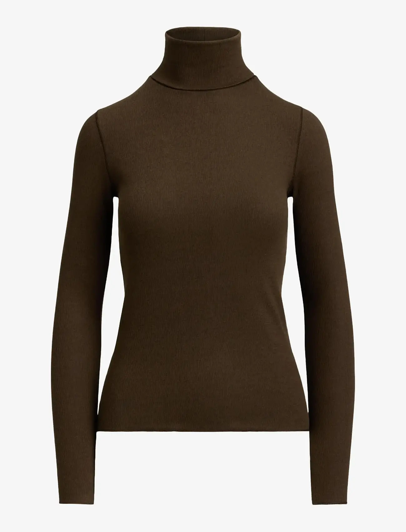 Polo Ralph Lauren - Stretch-Blend Turtleneck - rullekraver - dark brown - 1