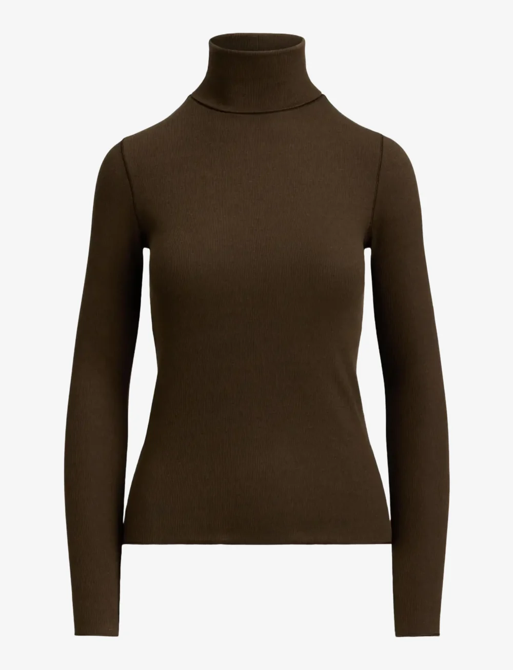 Polo Ralph Lauren - Stretch-Blend Turtleneck - rollkragenpullover - dark brown - 1