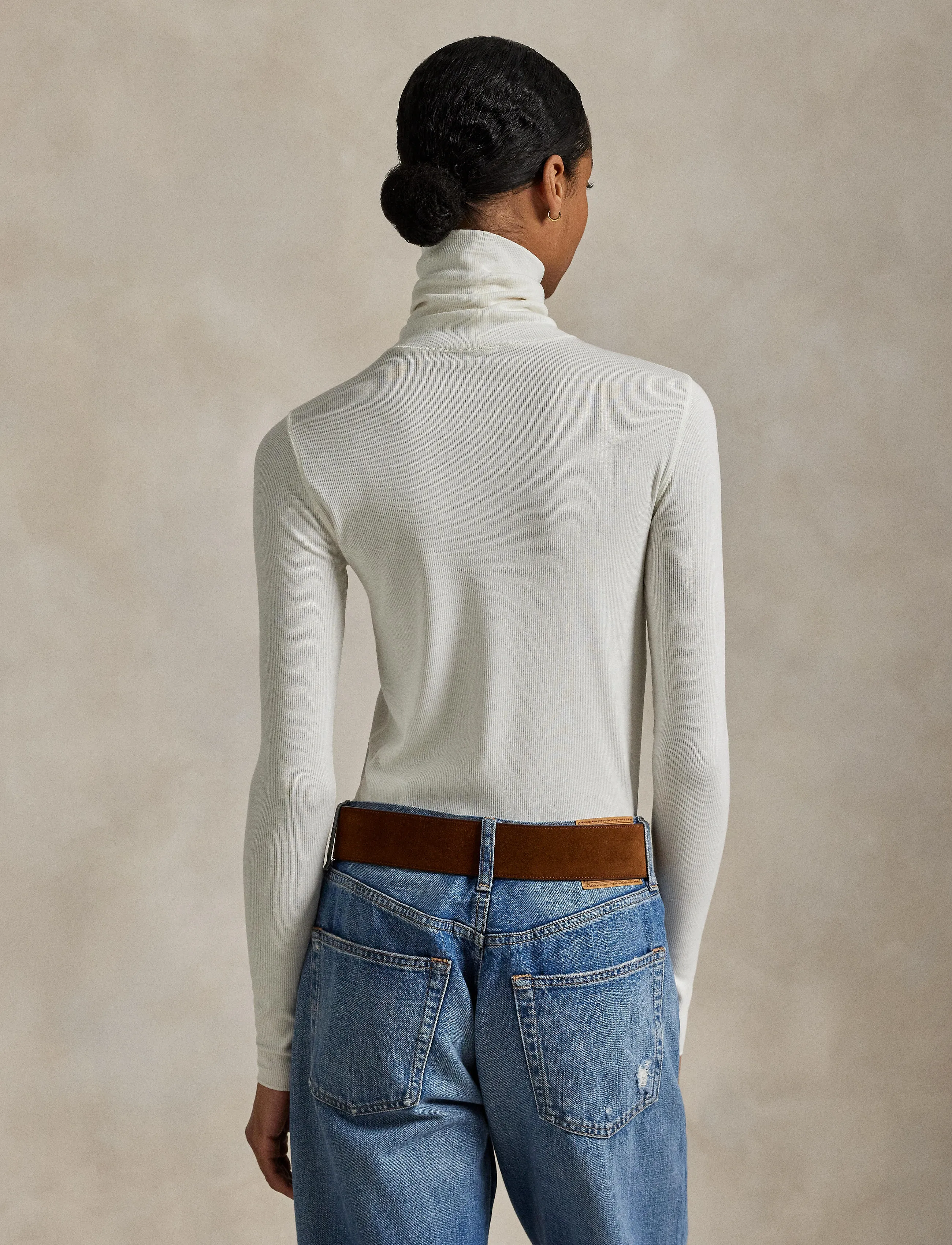 Polo Ralph Lauren - Stretch-Blend Turtleneck - nevis - 2