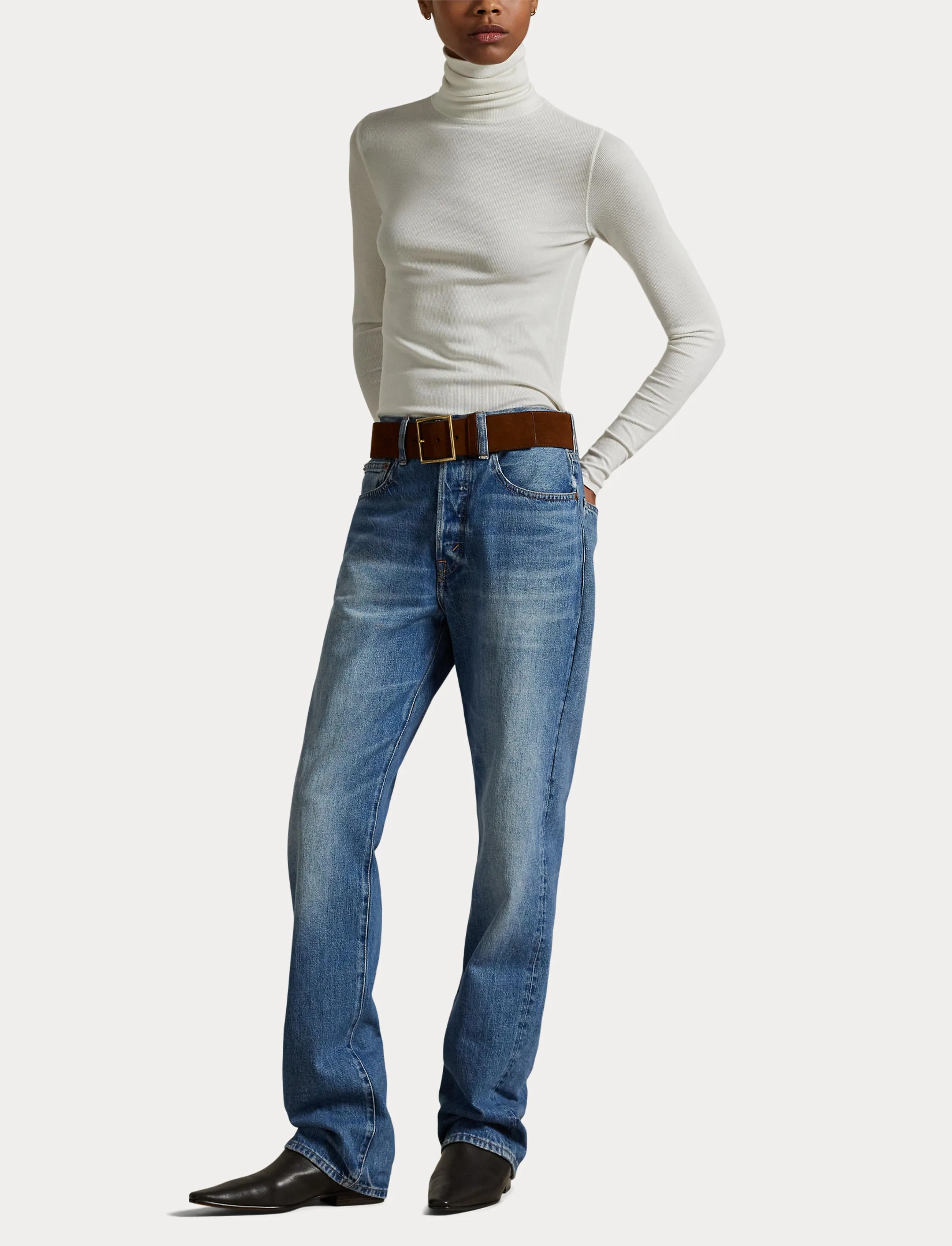 Polo Ralph Lauren - Stretch-Blend Turtleneck - nevis - 4