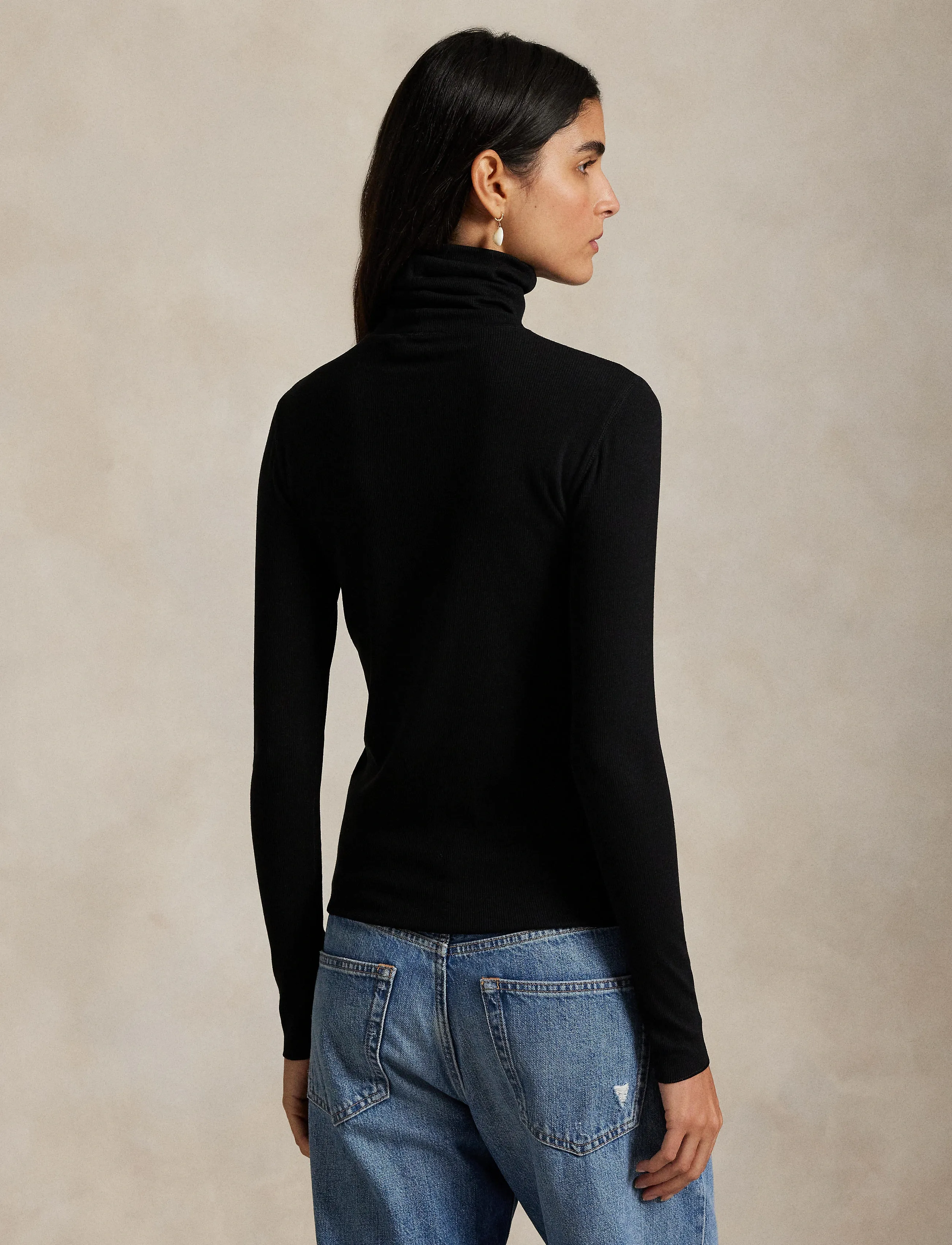 Polo Ralph Lauren - Stretch-Blend Turtleneck - polo black - 2