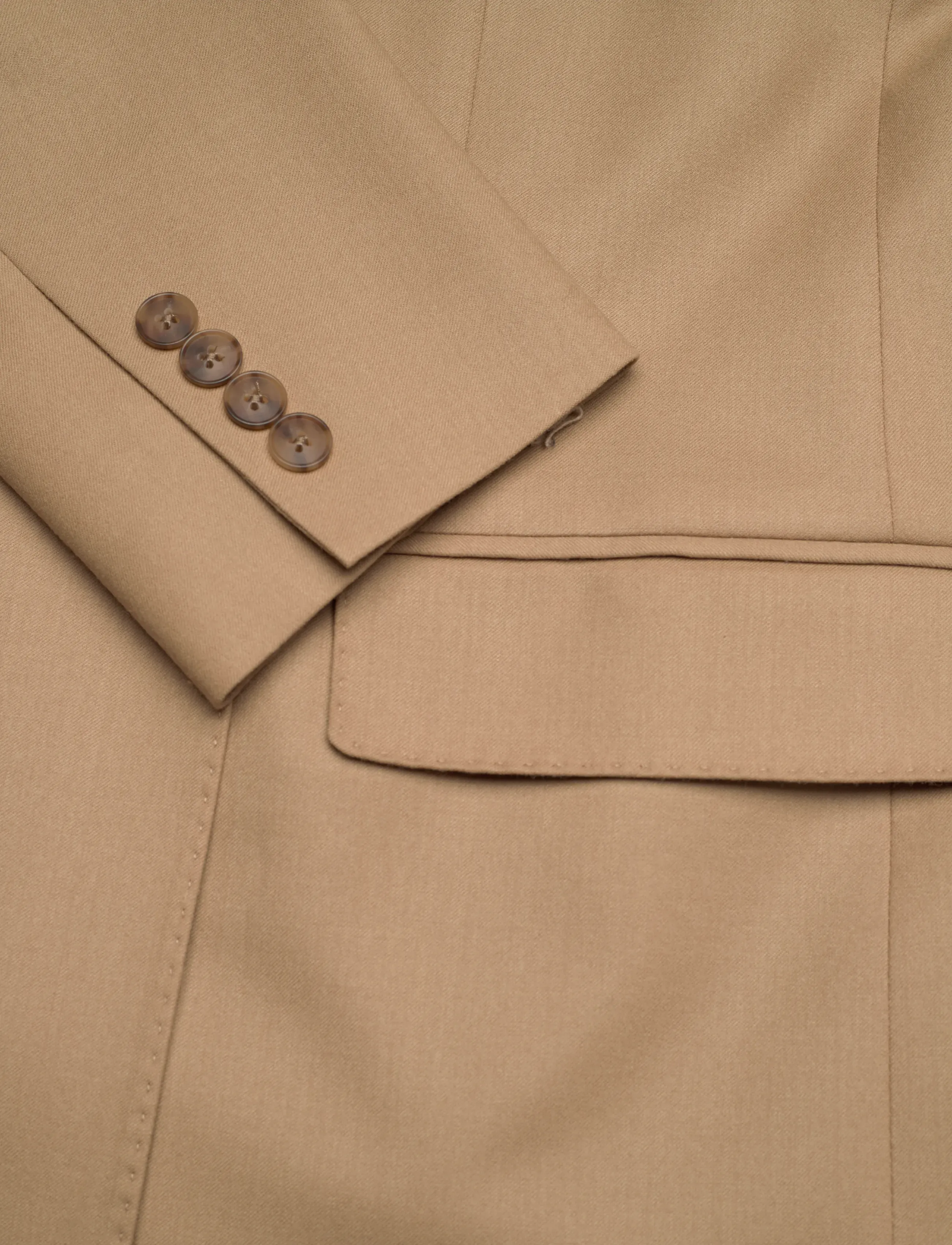 Polo Ralph Lauren - 2/90 STRTCH WL FL-WVN-BLAZER/SPORT - blazers à double boutonnage - camel - 3