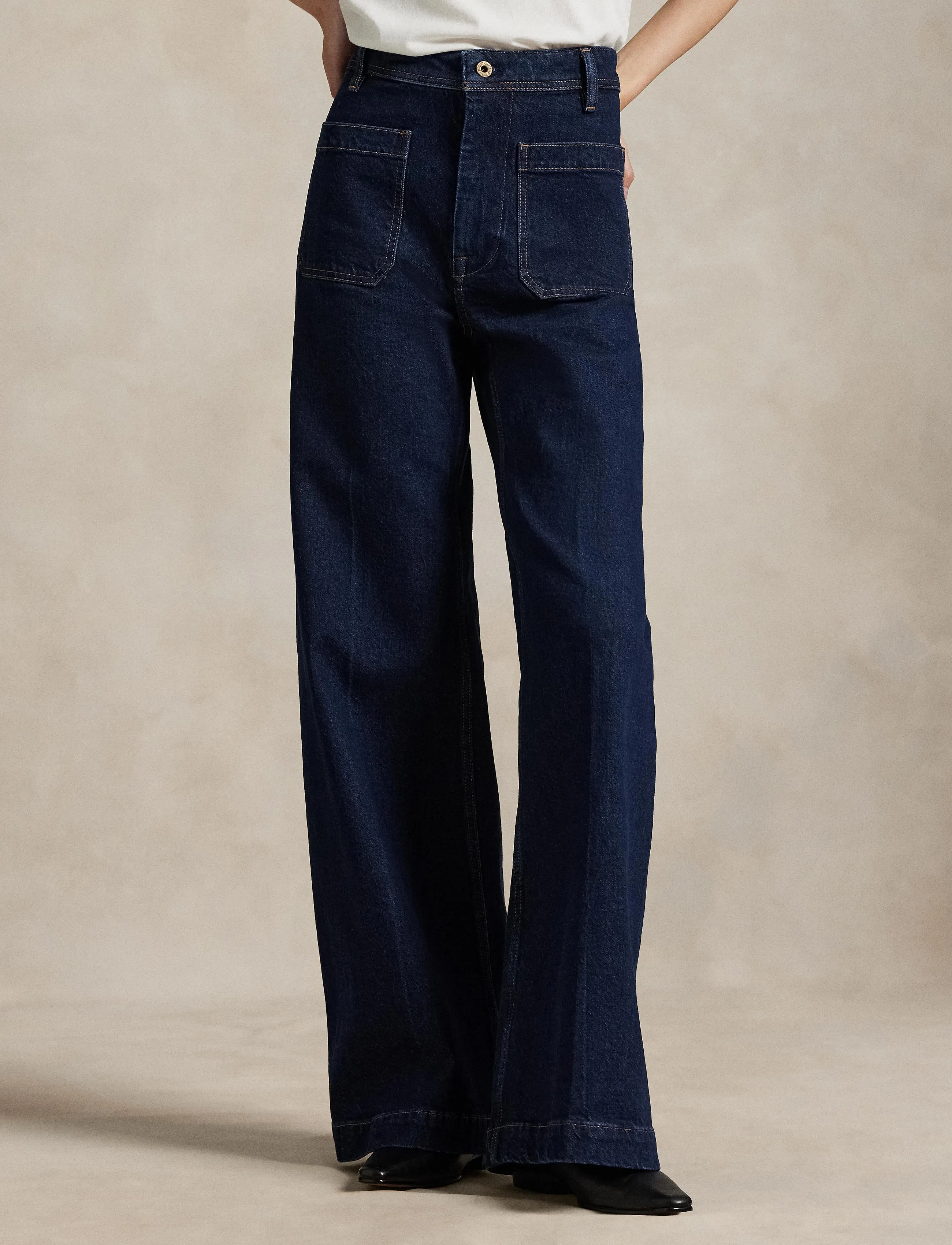 Polo Ralph Lauren High-Rise Boot Jean - Transitional Layering - KINSEY WASH / blue
