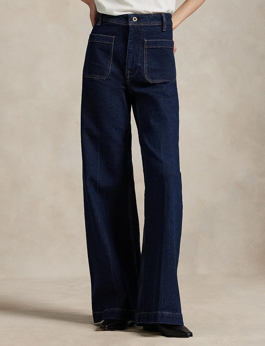 Polo Ralph Lauren - High-Rise Boot Jean - hosen mit weitem bein - kinsey wash - 0
