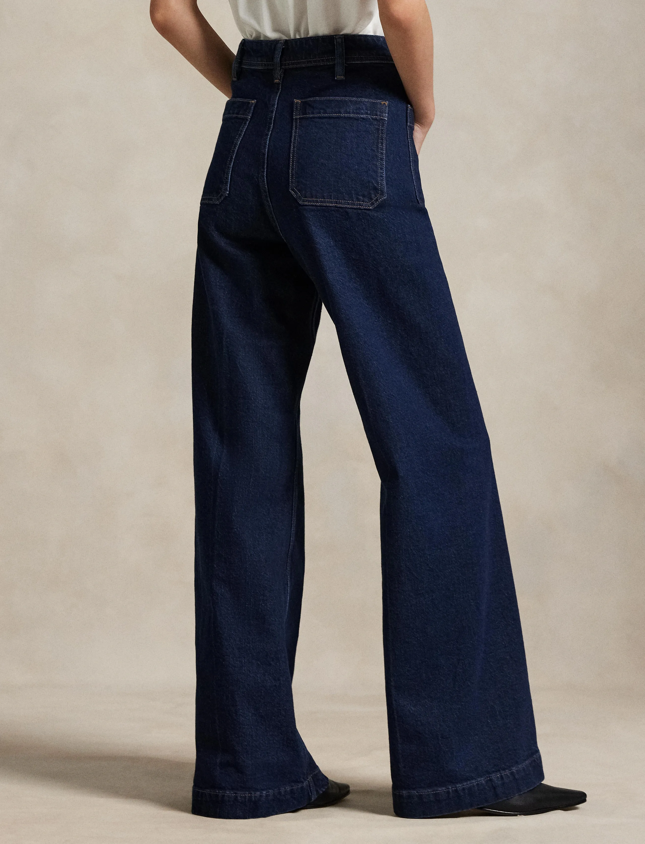 Polo Ralph Lauren - High-Rise Boot Jean - hosen mit weitem bein - kinsey wash - 2