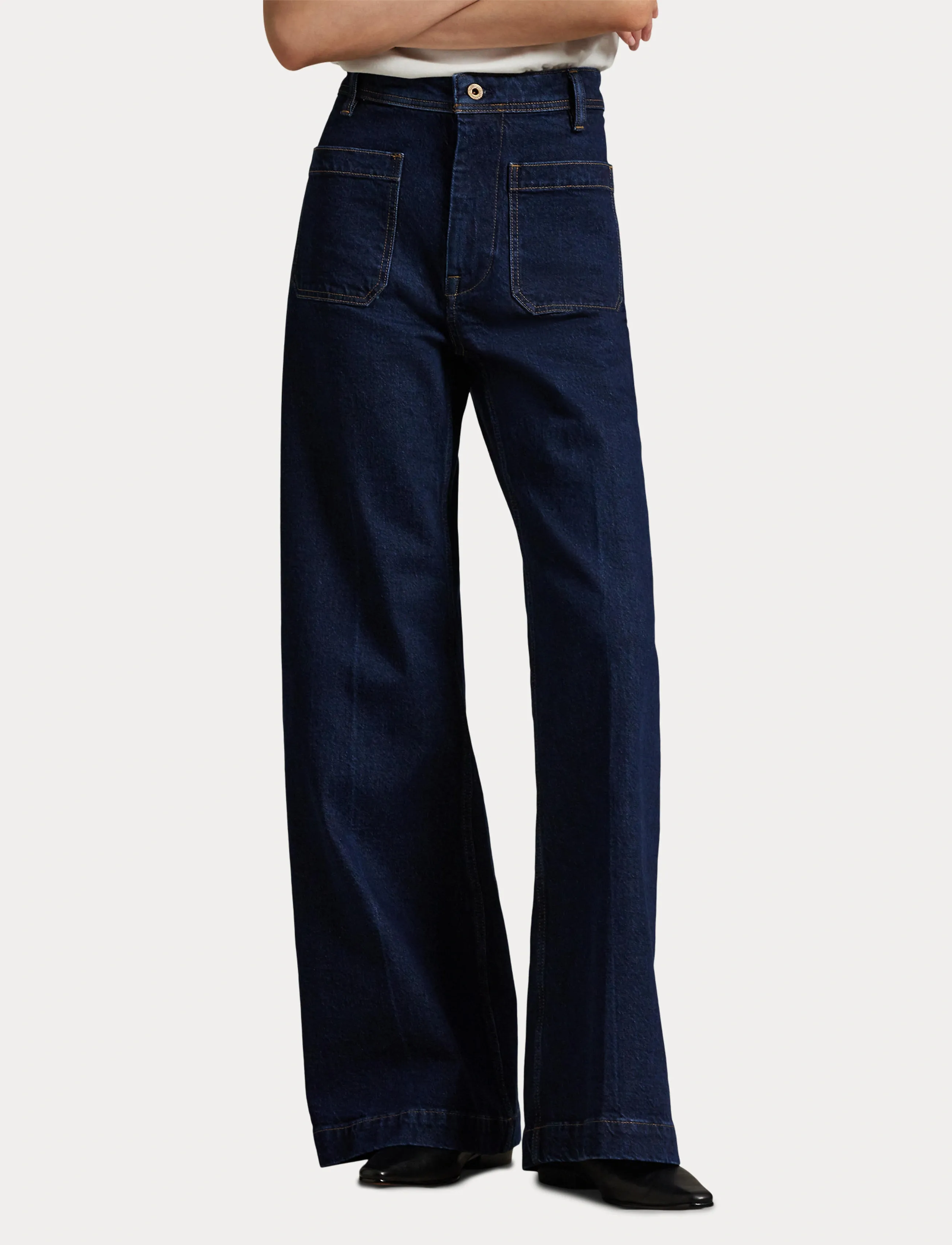 Polo Ralph Lauren - High-Rise Boot Jean - hosen mit weitem bein - kinsey wash - 5