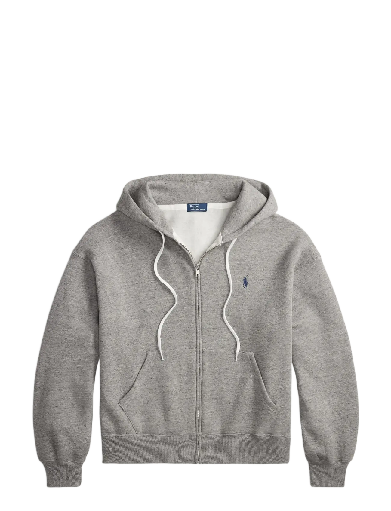 Polo Ralph Lauren Fleece Full-Zip Hoodie - Tøj - DARK VINTAGE HEAT / grey
