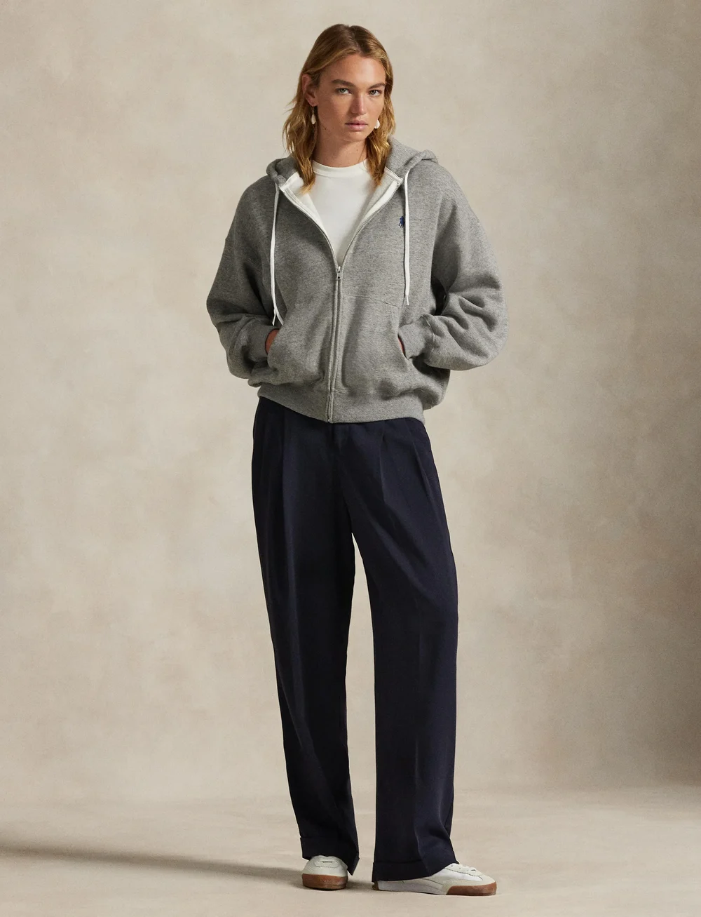 Polo Ralph Lauren - Fleece Full-Zip Hoodie - sweatshirts & hættetrøjer - dark vintage heat - 0