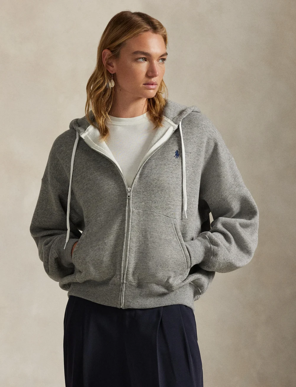 Polo Ralph Lauren - Fleece Full-Zip Hoodie - sweatshirts & hættetrøjer - dark vintage heat - 3