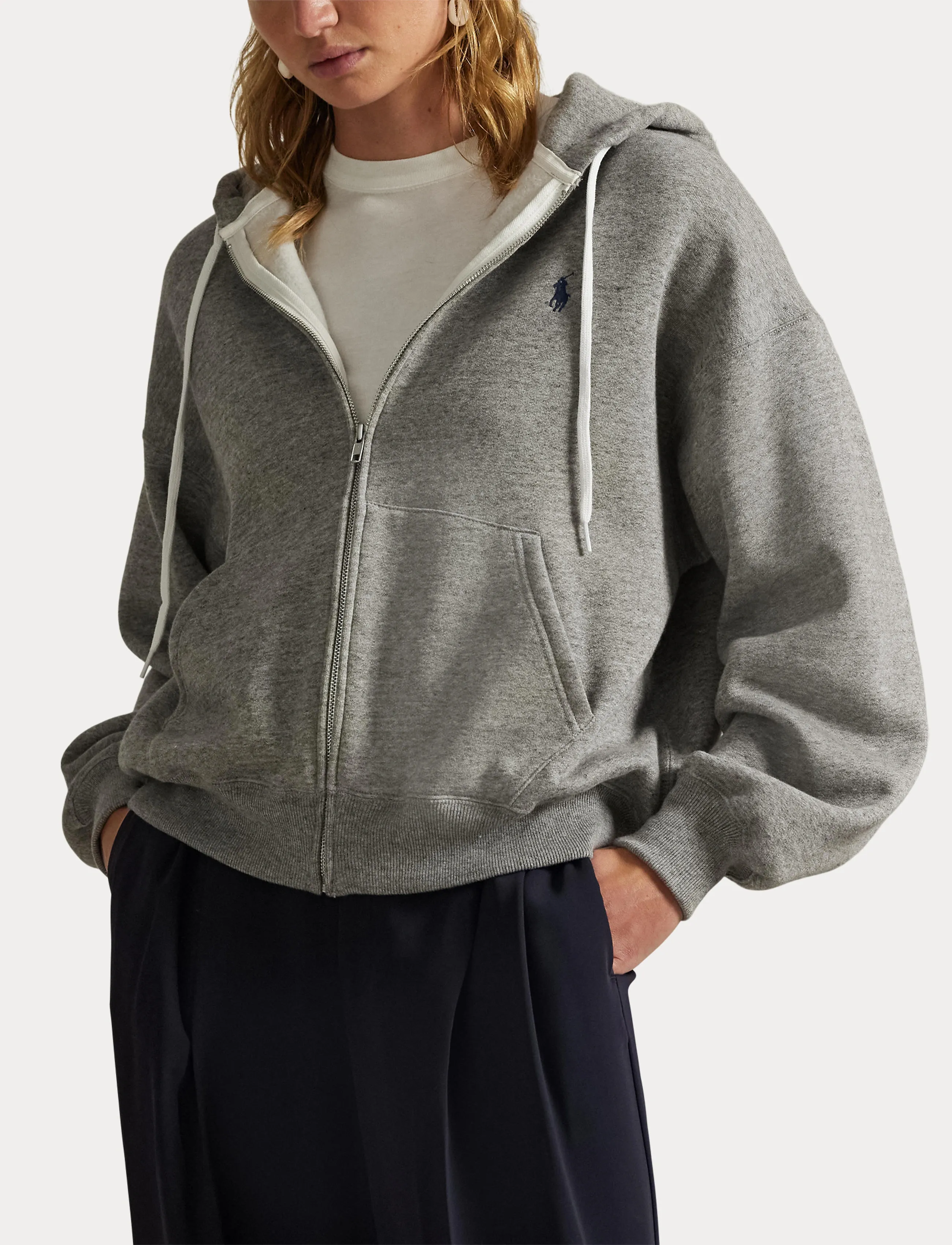 Polo Ralph Lauren - Fleece Full-Zip Hoodie - dark vintage heat - 5