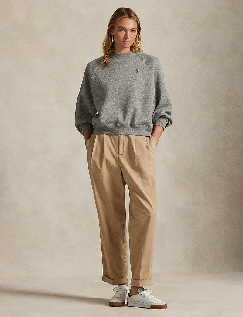 Polo Ralph Lauren - Fleece Crewneck - sweatshirts & hættetrøjer - dark vintage heat - 0