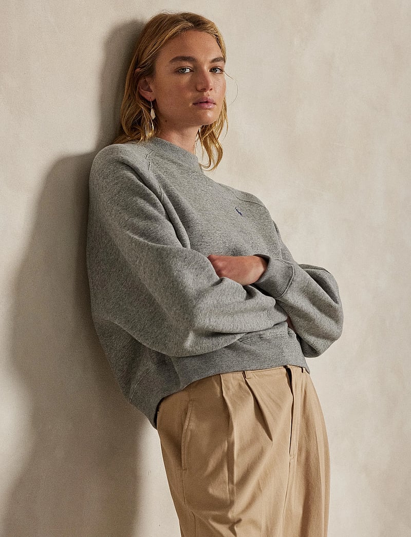 Polo Ralph Lauren - Fleece Crewneck - sweatshirts & hættetrøjer - dark vintage heat - 3