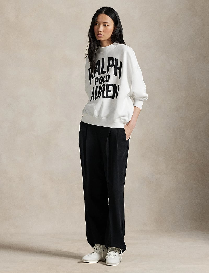 Polo Ralph Lauren - Stn Logo Cn - sweatshirts & hættetrøjer - white - 0