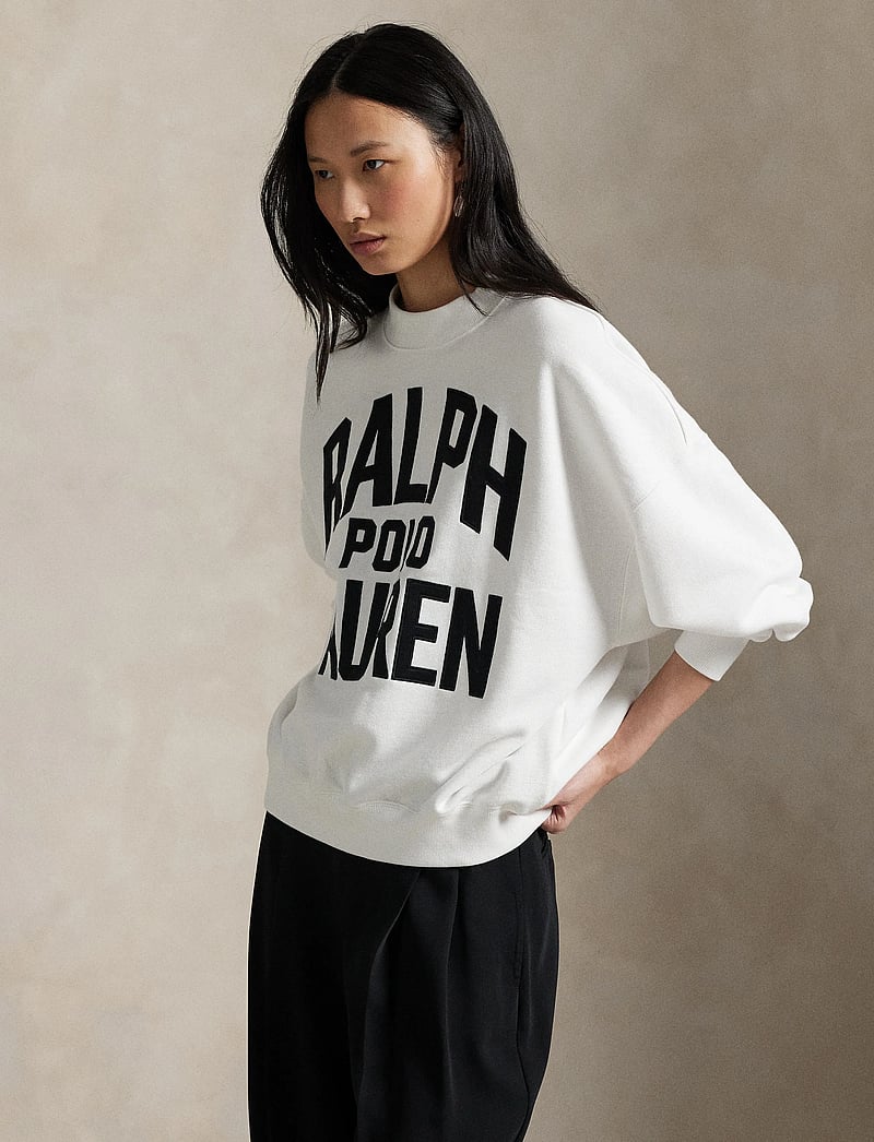 Polo Ralph Lauren - Stn Logo Cn - sweatshirts & hættetrøjer - white - 3