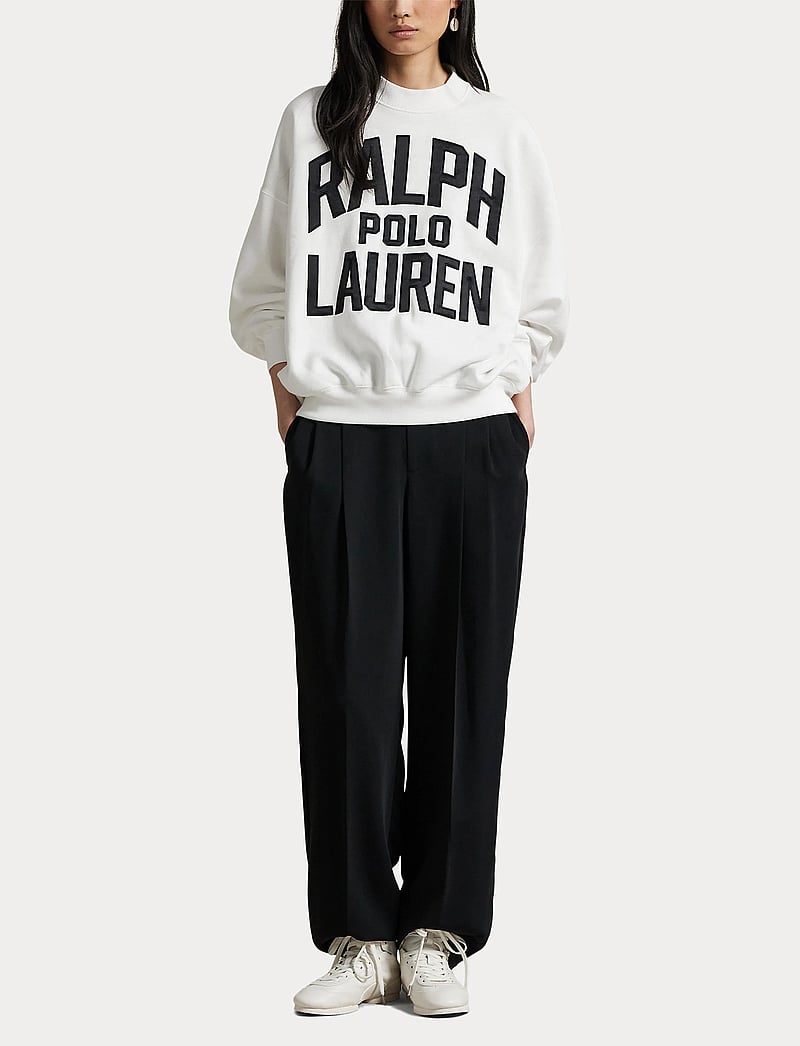 Polo Ralph Lauren - Stn Logo Cn - sweatshirts & hættetrøjer - white - 4