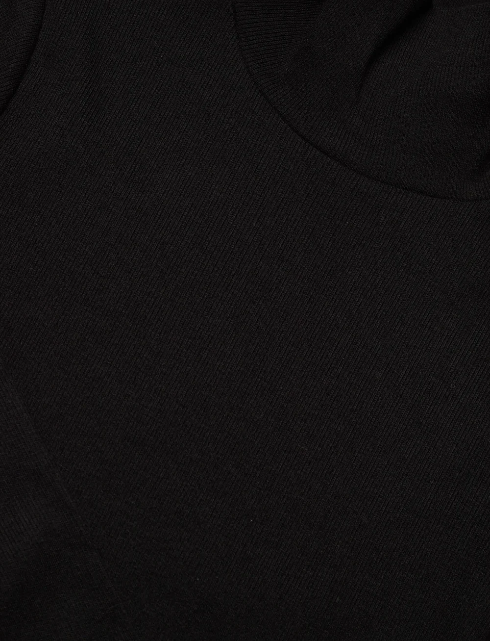 Polo Ralph Lauren - Ribbed Turtleneck Dress - strikkjoler - polo black - 2