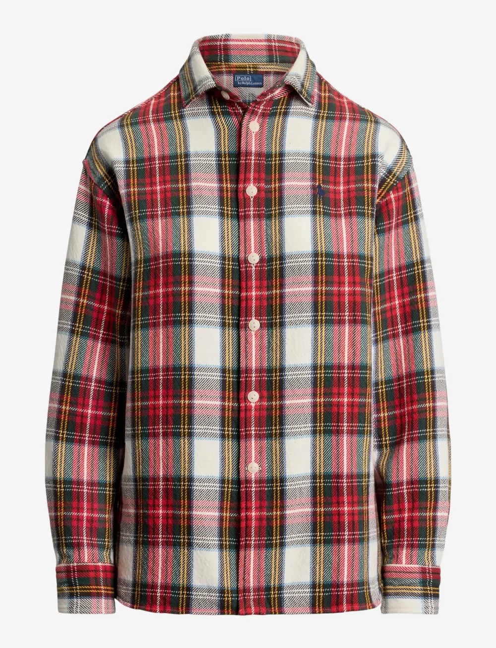 Polo Ralph Lauren - 20/1 X 4/1 CTN TWLL-WVN-SHIRT - jeansskjortor - 1957 red-cream-gr - 1