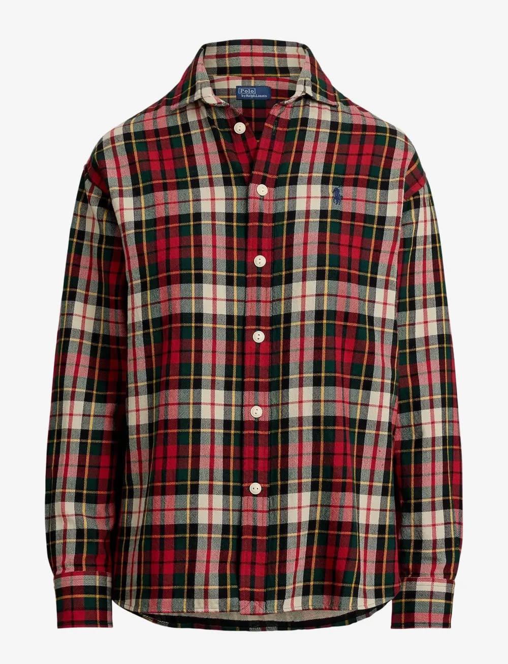 Polo Ralph Lauren - 10/1 MD WT CTN TWLL-WVN-SHIRT - denimskjorter - 6511 red-offwhite - 1