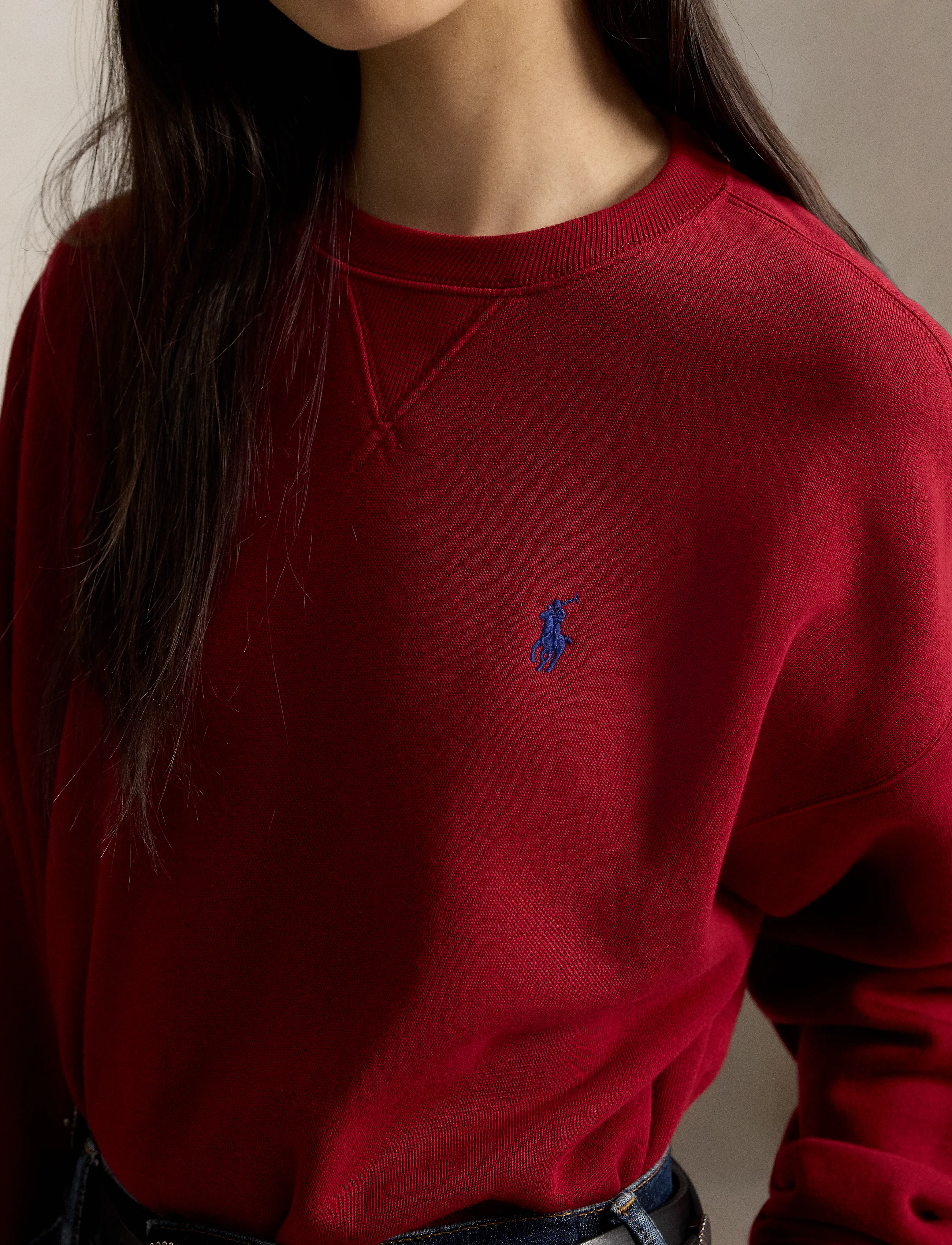 Polo Ralph Lauren - Fleece Crewneck - fleece og mellemlag - eaton red - 4