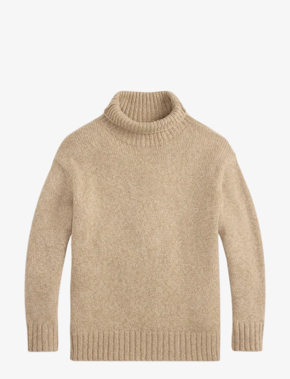 Polo Ralph Lauren - Wool-Cashmere Turtleneck Sweater - tröjor - dark almond marl - 1