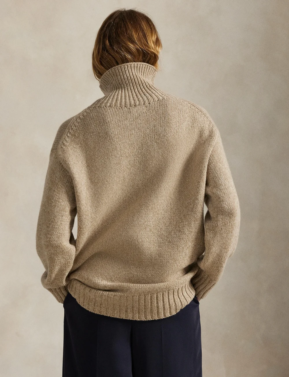 Polo Ralph Lauren - Wool-Cashmere Turtleneck Sweater - tröjor - dark almond marl - 2