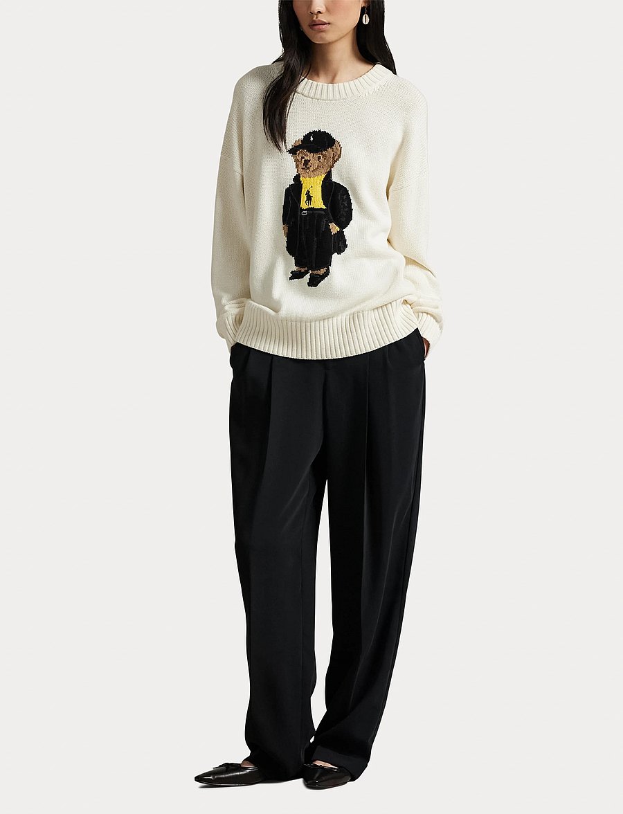 Polo Ralph Lauren - Polo Bear Cotton Crewneck Sweater - sviitrid - clubhouse cream m - 4