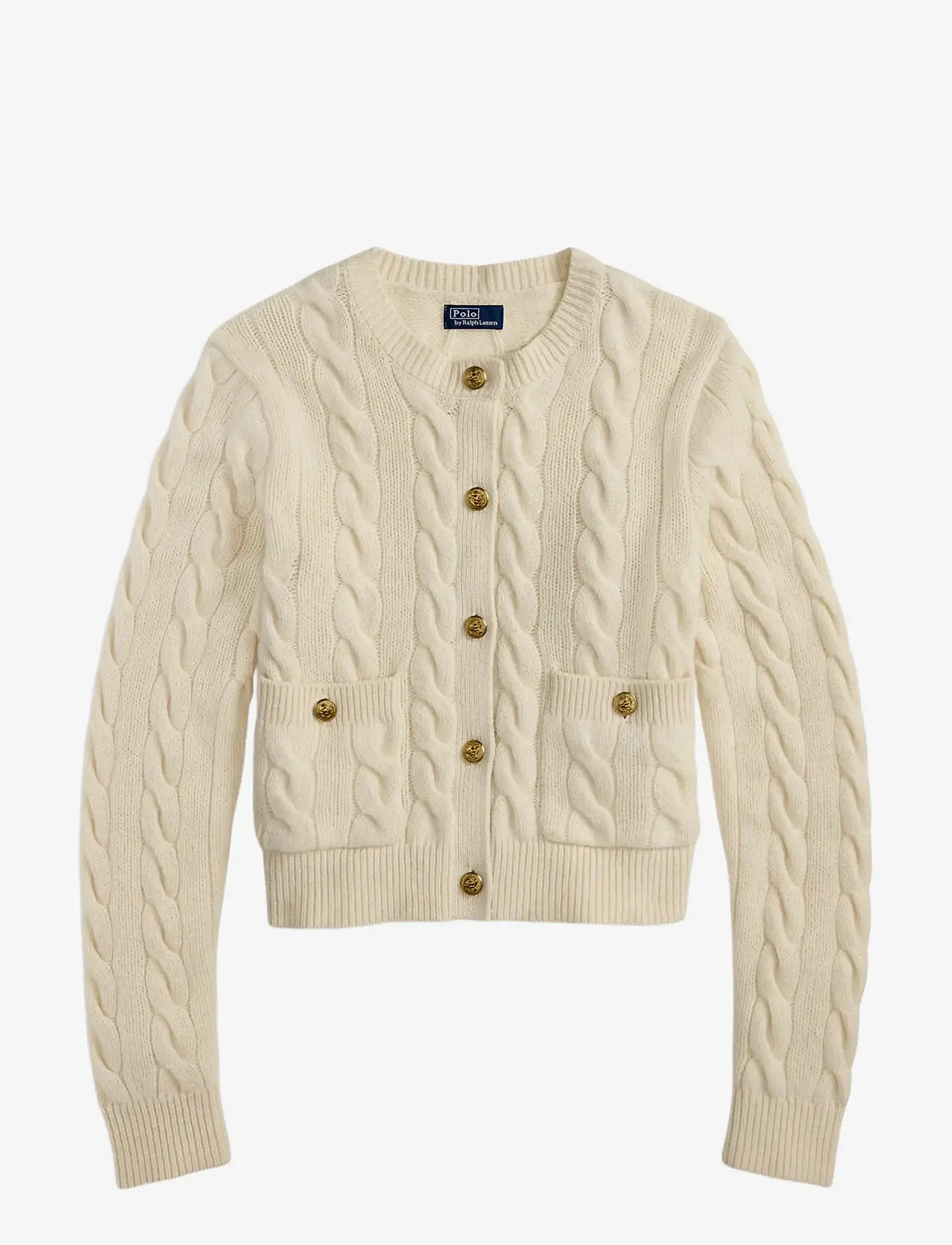 Polo Ralph Lauren - Cable Wool-Cashmere Cardigan - kashmir - authentic cream - 1