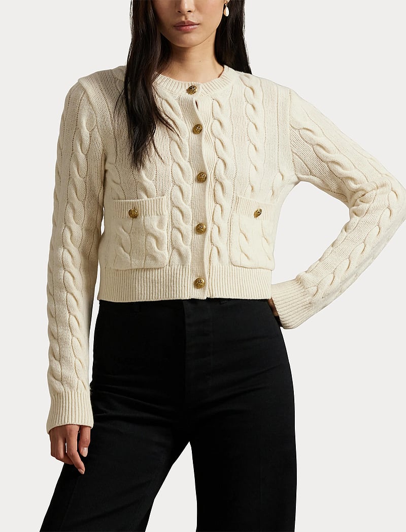 Polo Ralph Lauren - Cable Wool-Cashmere Cardigan - kaschmir - authentic cream - 5
