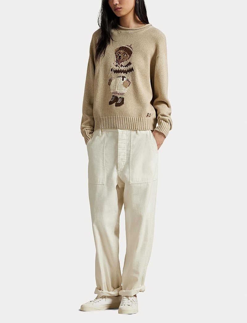 Polo Ralph Lauren - Polo Bear Rollneck Sweater - sviitrid - dark almond marl - 4