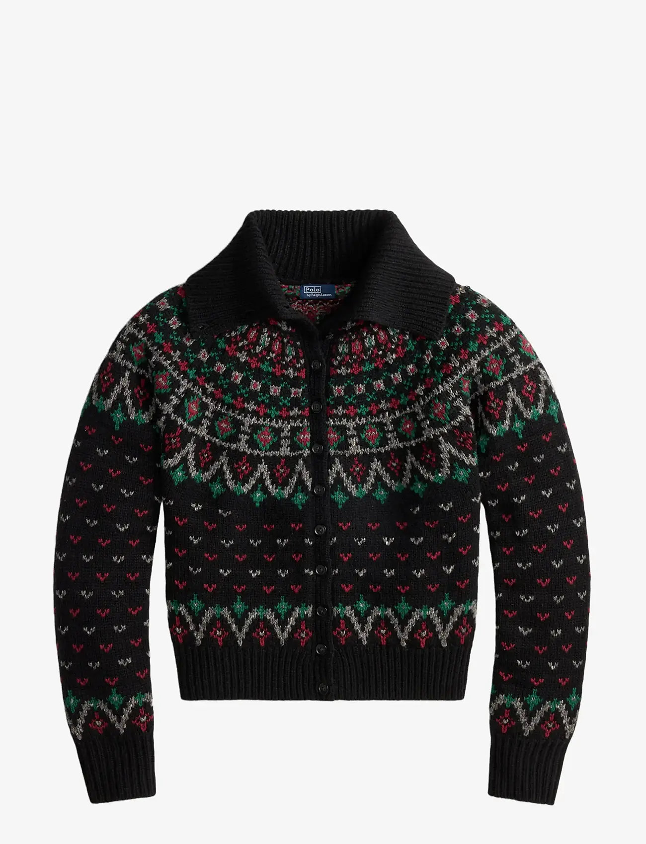 Polo Ralph Lauren - Fair Isle Wool-Blend Cardigan - kardiganid - polo black multi - 1