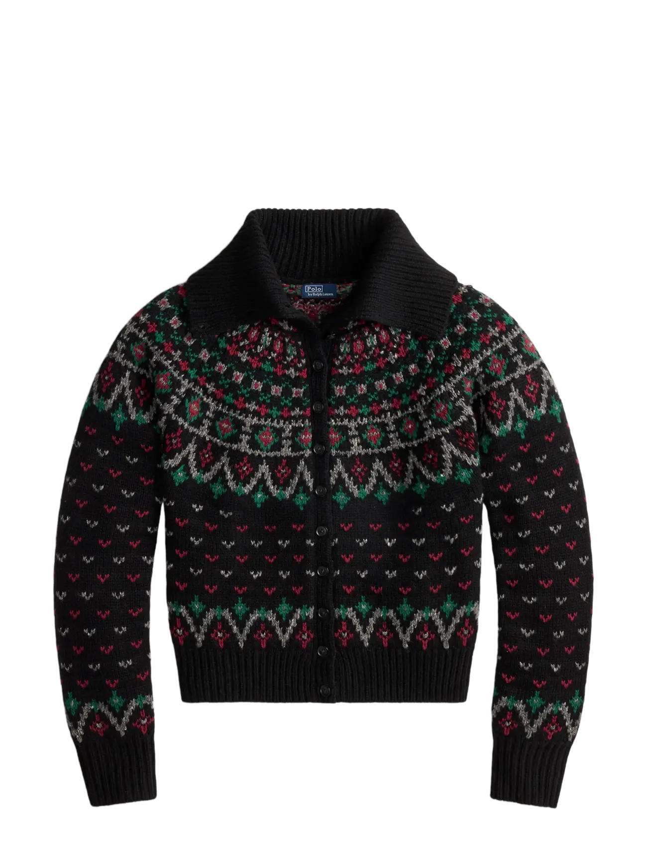 Polo Ralph Lauren - Fair Isle Wool-Blend Cardigan - polo black multi - 1