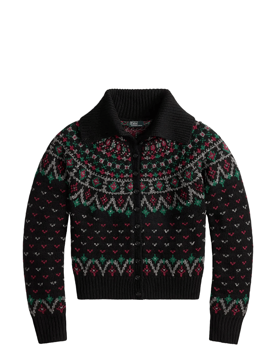 Polo Ralph Lauren - Fair Isle Wool-Blend Cardigan - polo black multi - 1