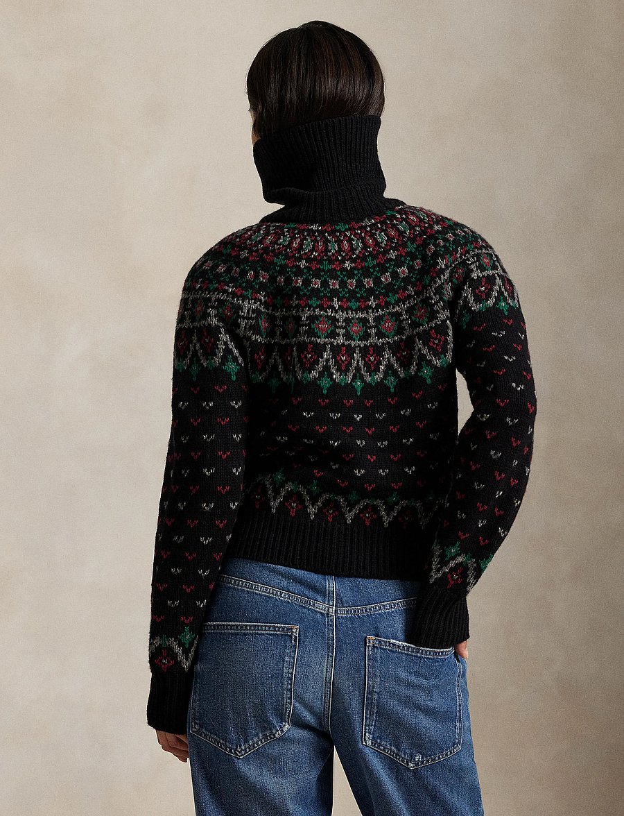 Polo Ralph Lauren - Fair Isle Wool-Blend Cardigan - polo black multi - 2